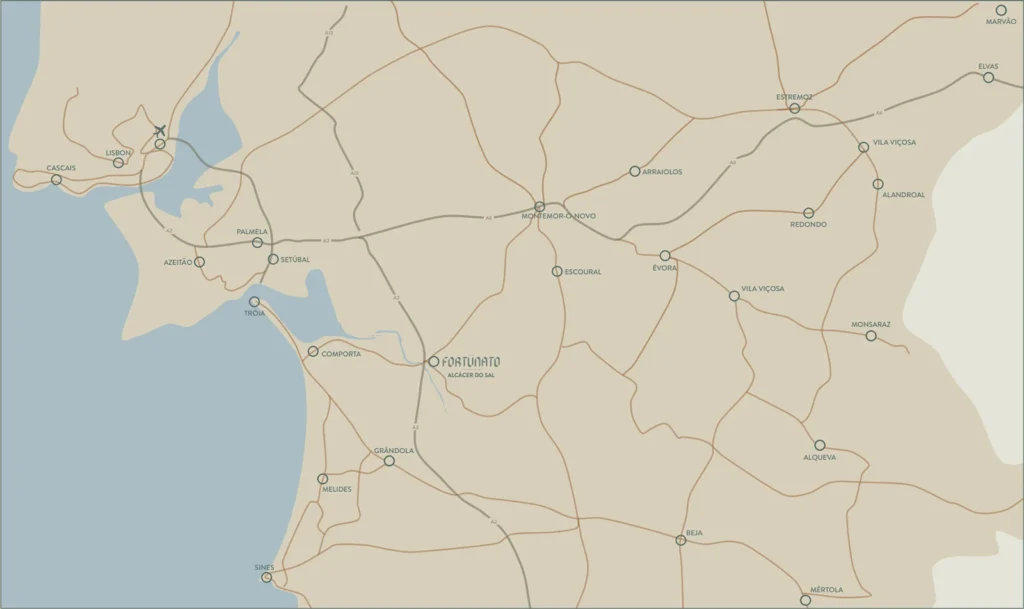 Mapa Casa Fortunato
