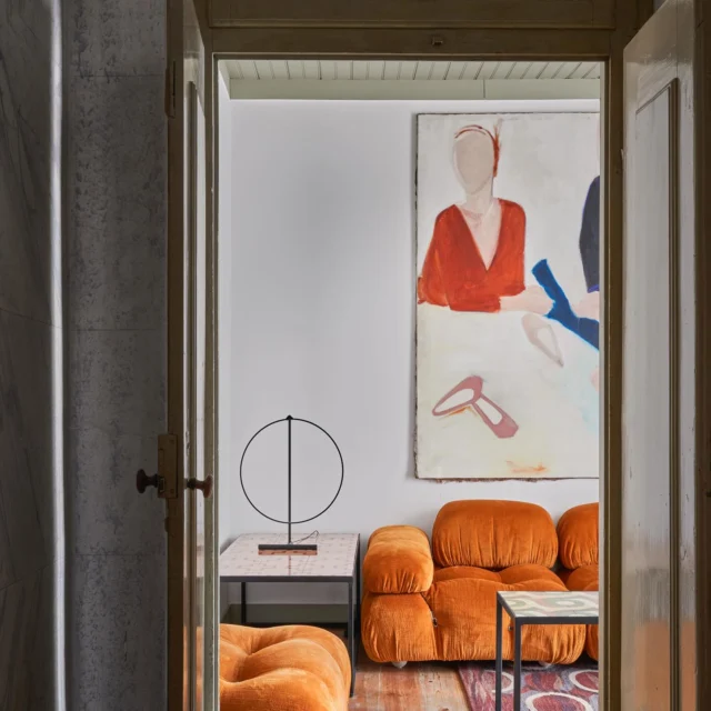 Private Hiring of Casa Fortunato and enjoy it exclusively.
Book Now! 

www.casafortunato.com

Spend some time relaxing at Mario Bellini’s Camaleonda couch by the fire and enjoy the conversation - worthy artworks, some by Isabel Braz de Oliveira, Filipa’s mother. 🧡